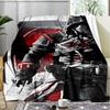 1PC Assassin Flannel Blanket, Use for Birthday/Holiday Gift, Soft Blanket for Sofa/Bed/Camping/Office/Tourism Use,All Seasons