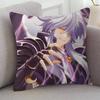 Anime Saint Seiya Cartoon Series Square Pillowcase Soft Waist Sofa Cushion Cover Bedroom Room Pillowcase