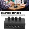 Independent Volume Control Headphone Amplifier 4 Channel 4 Channel Amplifier  For Guitar