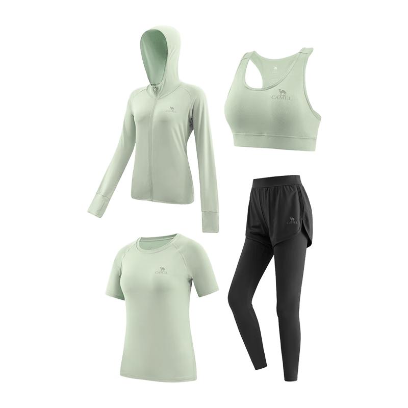 

CAMEL Women s 4-Piece Yoga & Fitness Set M