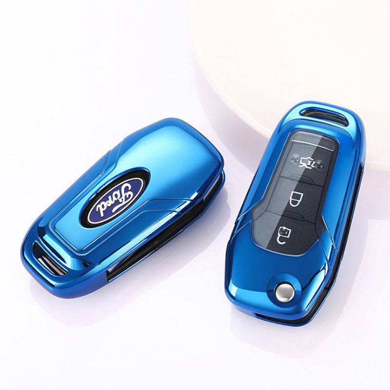 Handpicked Key Case Cover Compatible with Ford Focus, Mondeo, Fiesta, Ecosport, Escort, Yibo