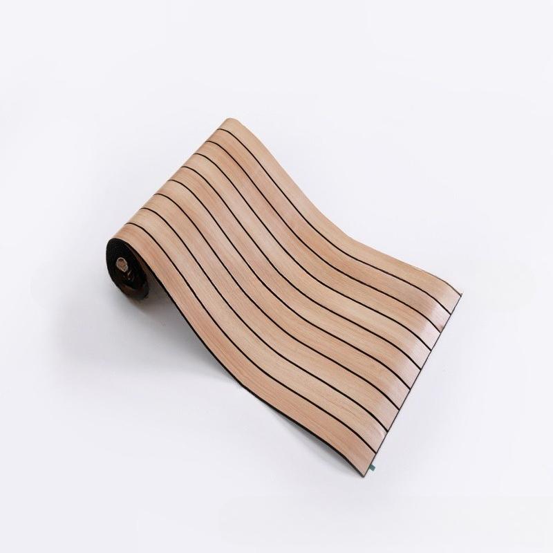 40cmx3M Imitation Solid Wood Grating Board Waterproof Self-adhesive Wallpaper Background Wall Sticker Door Frames Wall Decor