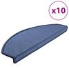 Stair Treads 10 Pcs. 65 X 24 X 4 Cm Blue Semi Circular Large