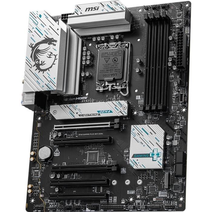 Motherboard - MSI - B760 GAMING PLUS WIFI - DDR4 - LGA 1700 - 128 GB Max