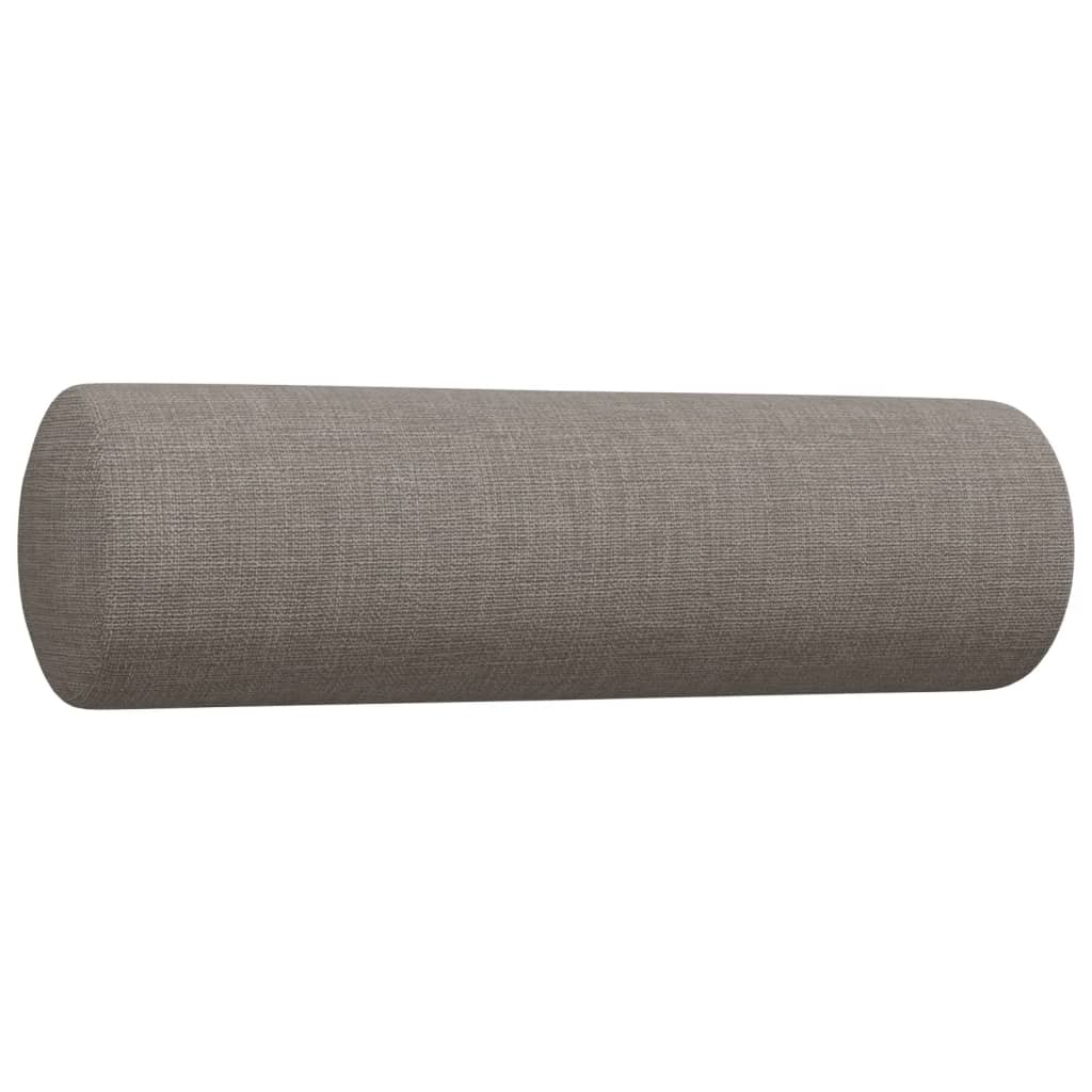 Vidaxl 2-Cz. Komplet Wypoczynkowy Z Poduszkami, Kolor Taupe, Tkanina