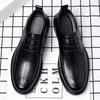 Wenzhou leather shoes men's 2025 autumn British style business inner height increase 8CM men's commuting office trend increase trendy shoes