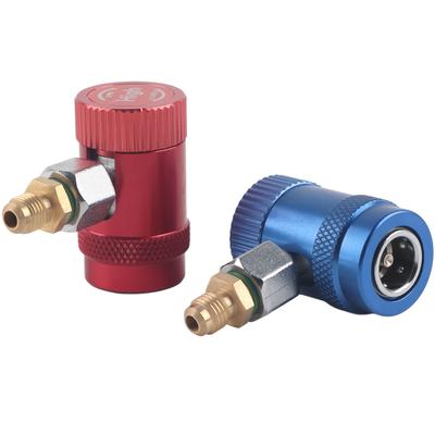 Cuplaje rapide profesionale Adaptor pentru port de service pentru aer condiționat, potrivit pentru agenții frigorifici R1234yf