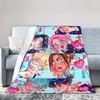 Alien Stage Anime Blanket Flannel Mizi Sua Till Ivan Hyuna Luka Lightweight Throw Blanket for Airplane Travel Bed Rug