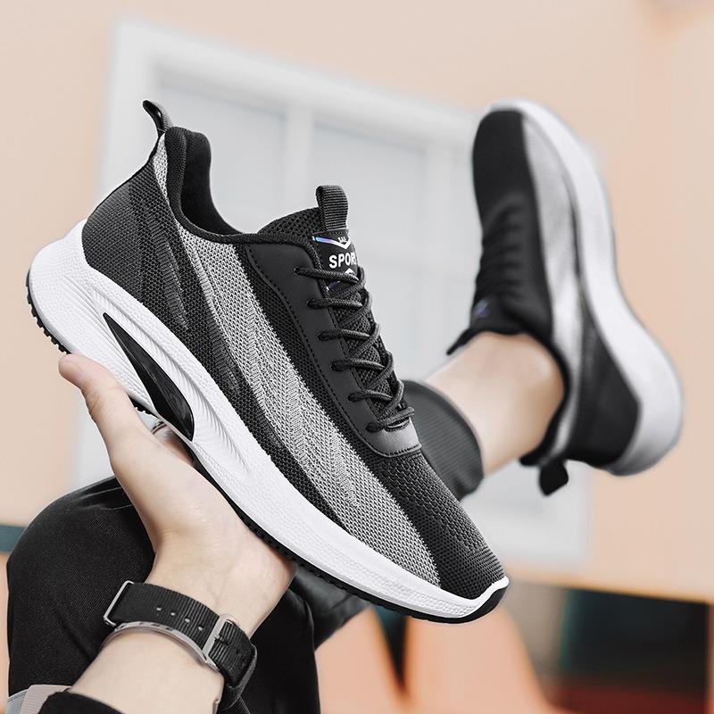 Autumn New Arrival Men's Casual Shoes – Fly-Knit Athletic Sneakers, Breathable Comfortable Running Shoes for Men