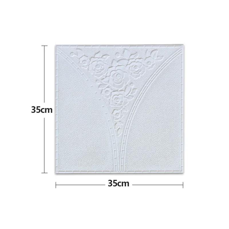 20Pcs Wall Sticker 3D Wallpaper Self-Adhesive Peel and Stick Foam Wall Panel for Bedroom Living Room Kids Room Home Decoration