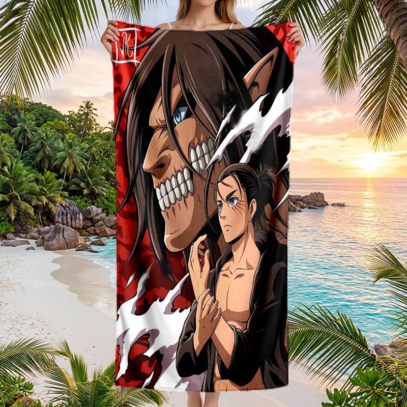 Eren Fashion Beach Towel: Ideal for Summer Adventures Soft, absorbent and quick drying suitable for swimming and bathing