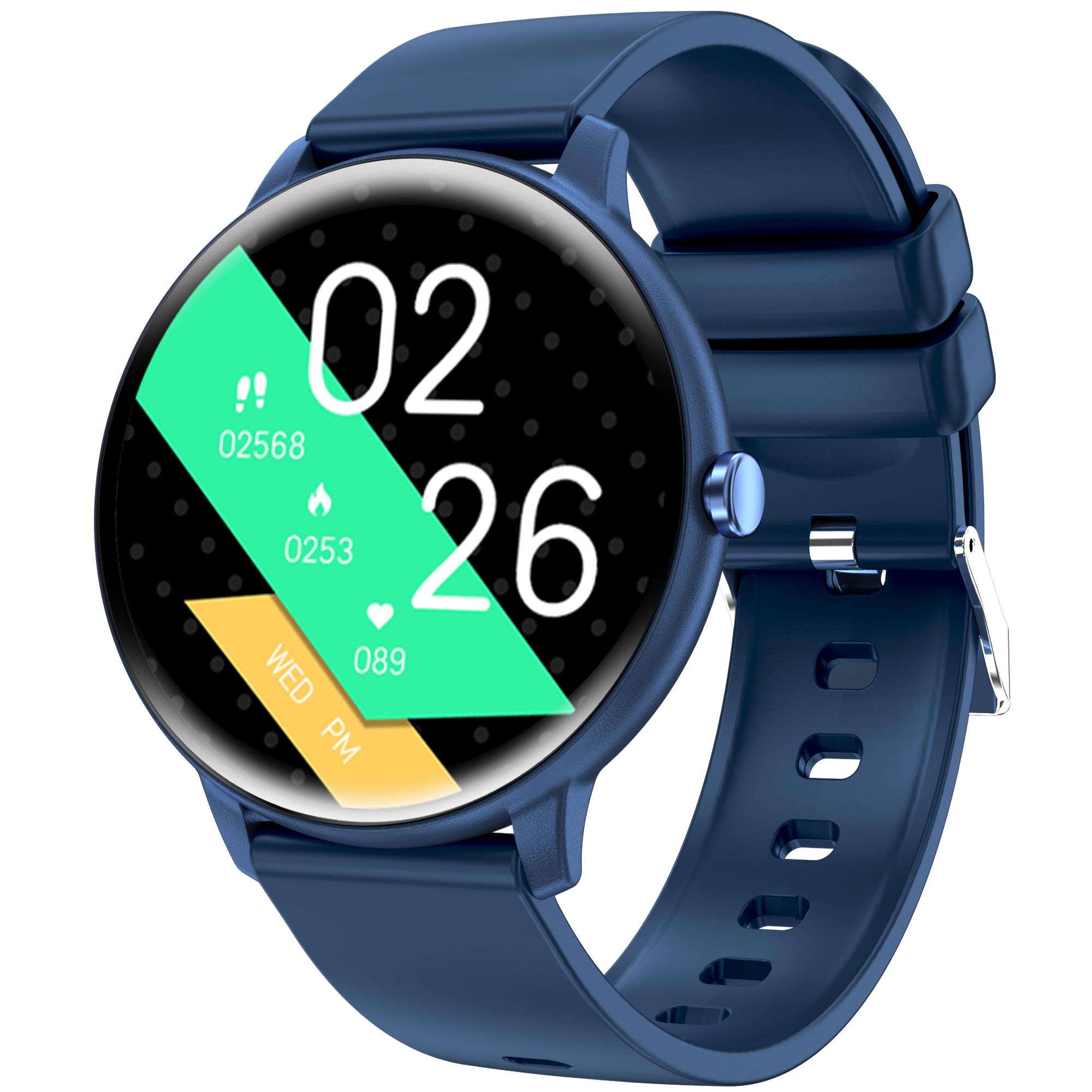 

2025 Newest 1.39 HD Full Touch Screen Smartwatch 100+ Sports Modes IP67 Waterproof Heart Rate Monitor For Android IOS синій