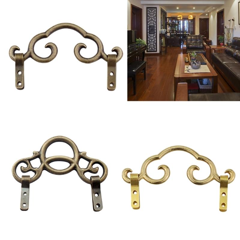 Ozdobny Miedziany Hak Ścienny Vintage Ramka na Zdjęcia Dekoracyjny Wieszak Praktyczne Organizery Domowe Przyjazny dla Użytkownika Design