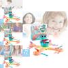 Colorful Electric Frog Adventure Game For Fun Interactive Dinosaur Feeding Play