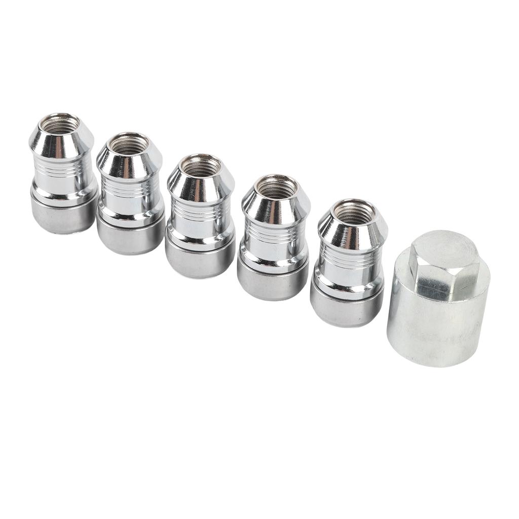 Wheel Lock Set with Key 82215711 Anti Theft Locking Lug Nuts Replacement for JL JT 2018 2025