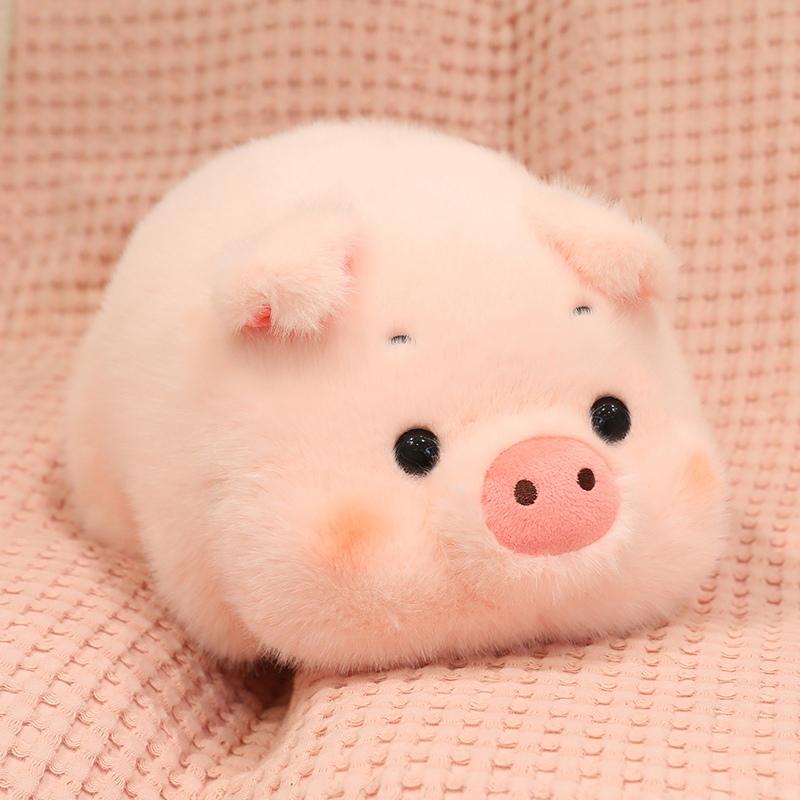 Weiches Kuscheltier Schwein 20/30/40/60cm Süßes Rosa Schwein Plüschtier Cartoon Schleife Schwein Plüschpuppe Kissen Kinder Mädchen Geburtstag 30cm