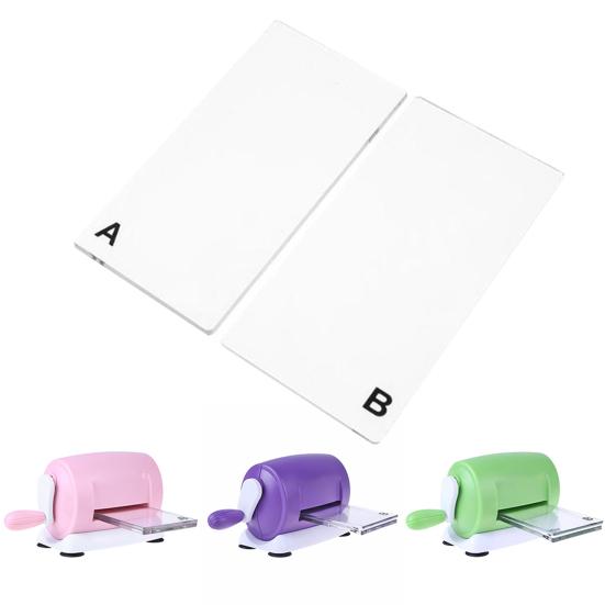 2Pcs Die Cutting Board Creative DIY Card Making Lightweight Die Cutting Machine Transparent Board for Arts