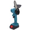 Mini Hand Saw 4in Portable Electronic 1‑Handed Trimming Tool Chainsaw with Brush
