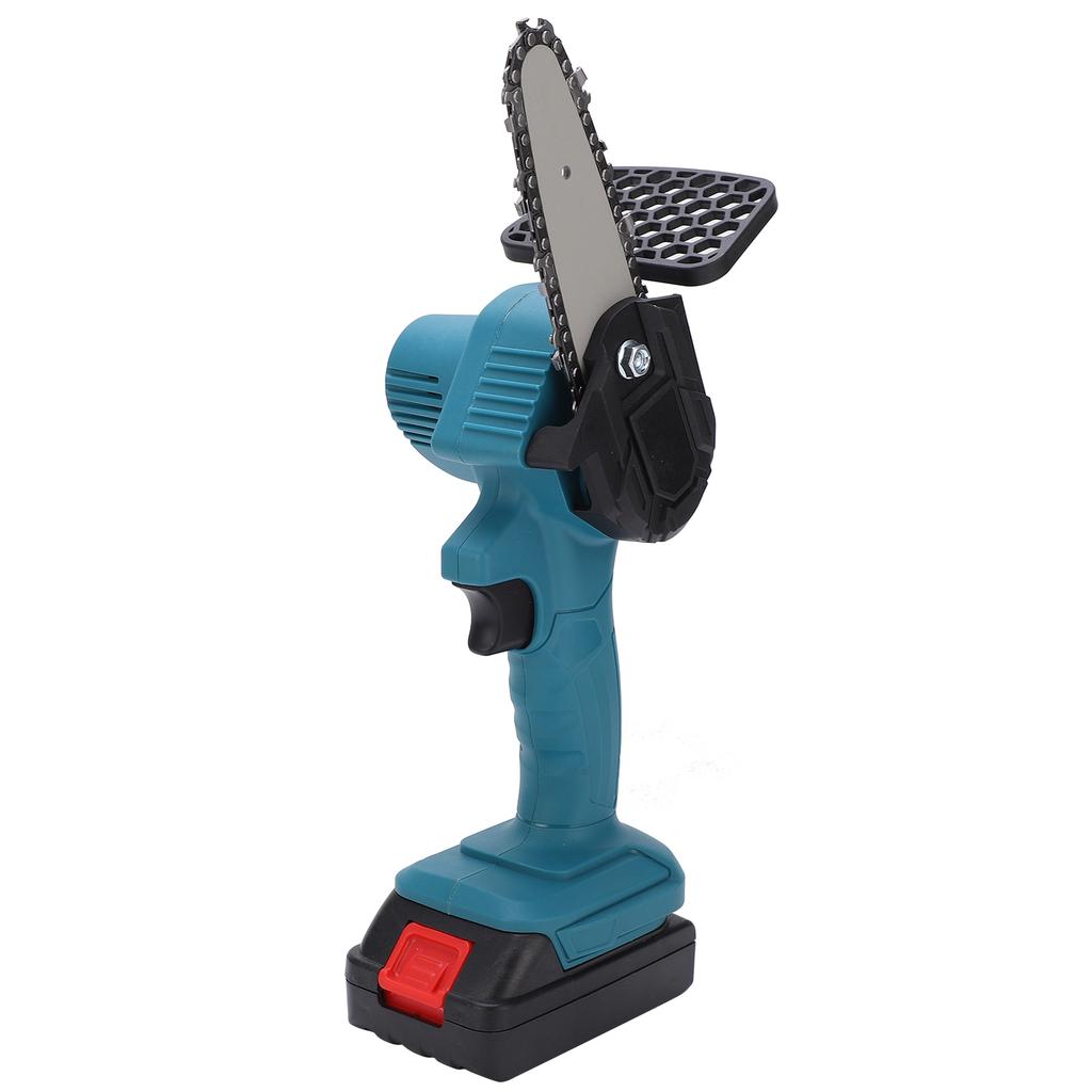 Mini Hand Saw 4in Portable Electronic 1‑Handed Trimming Tool Chainsaw with Brush