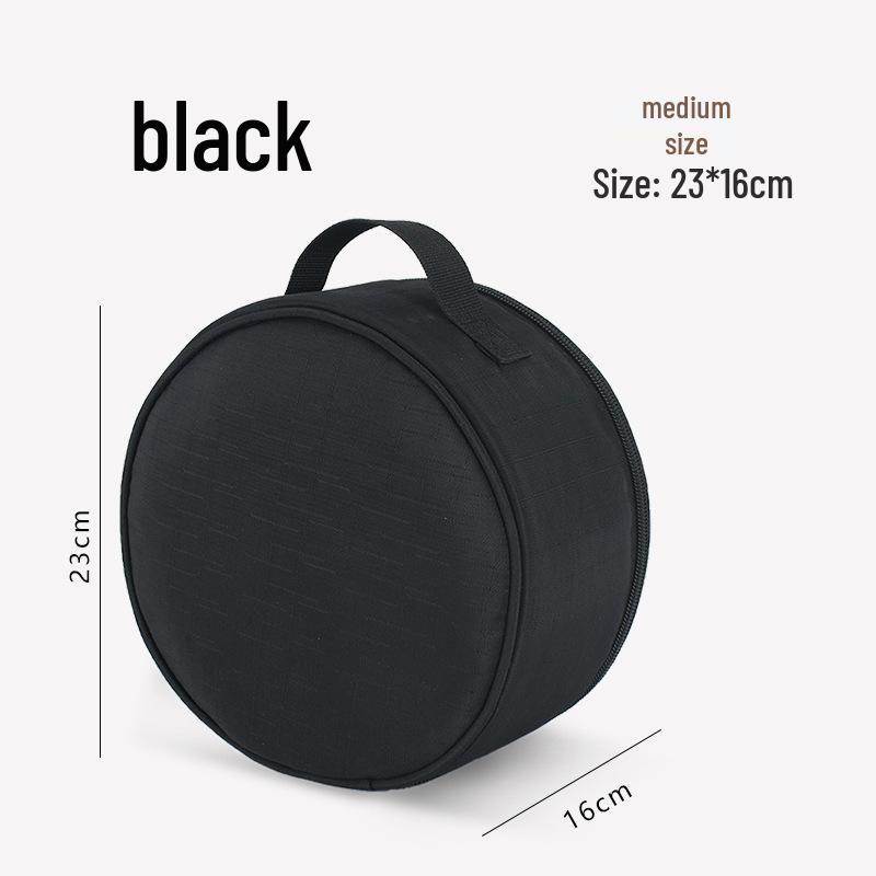 Portable Camping Cookware Set with Tableware Storage Bag