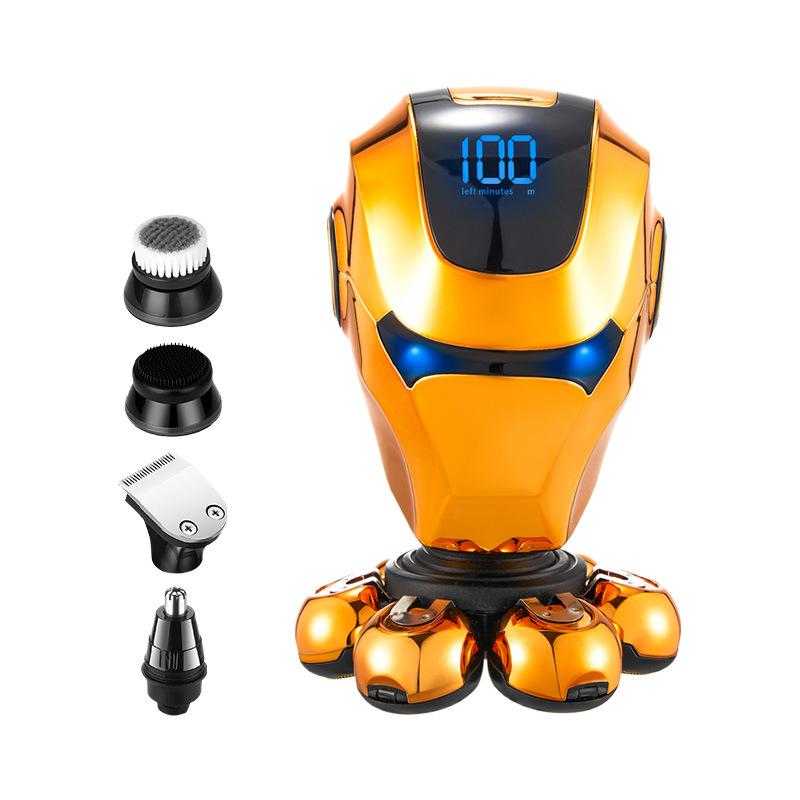 Multifunkční sedmibřitý holicí nástroj Elektrický holicí strojek Samoholicí zastřihovač chloupků