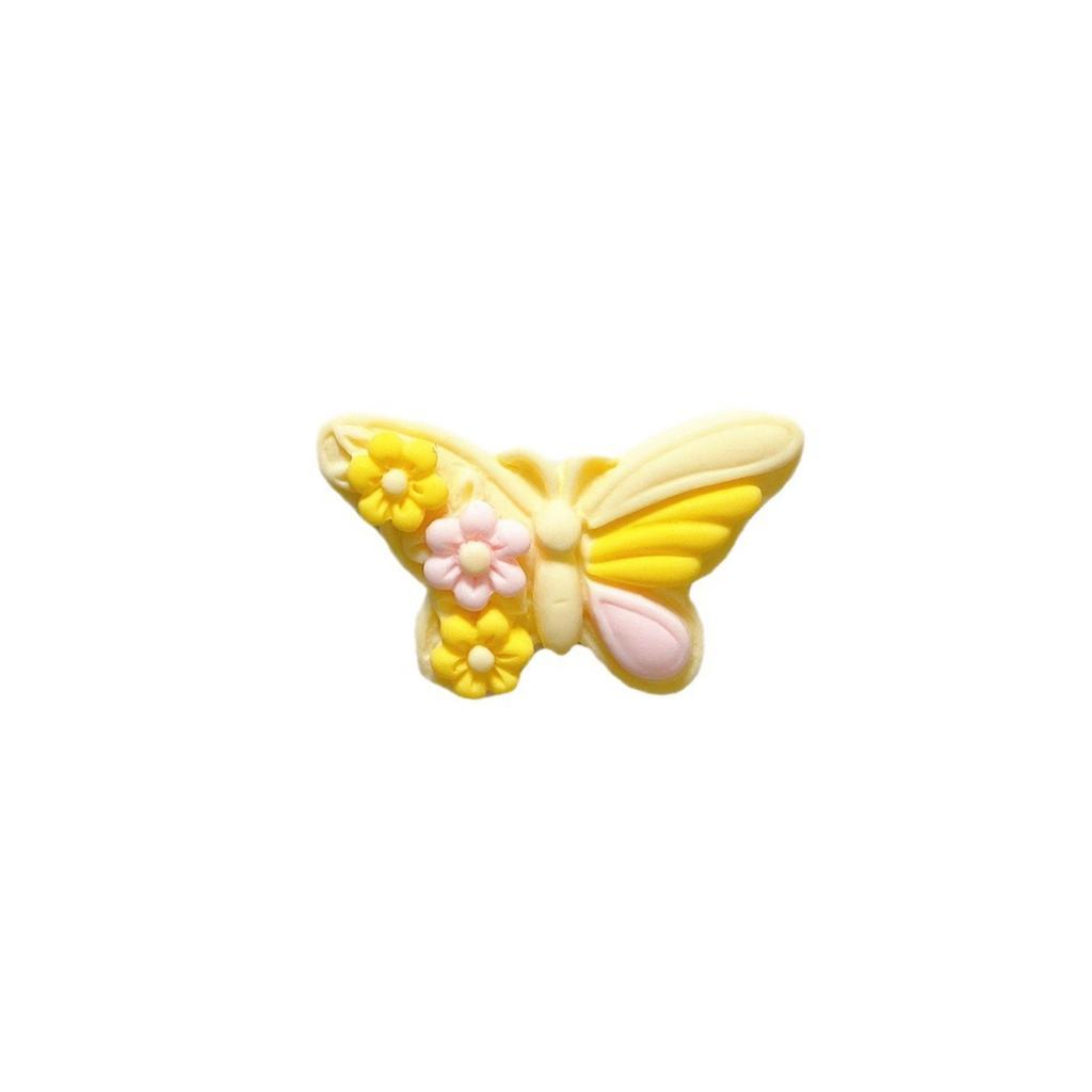 10 Large Butterfly Shaped Resin Flat Back Kabochin Scrapbook  DIY Decorative Accessories Hairpin Decoration