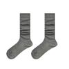 Solid Color Ice Silk Long Socks Lolita Mid-tube Stocking Fashionable Knee High Sock  Spring