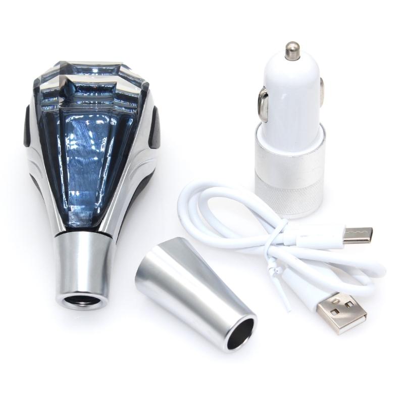 Multicolor Dynamic Light Effect Gear Shifter Knob Make Of PC Material For Cars Easy Installation Ergonomic Shifter Knob