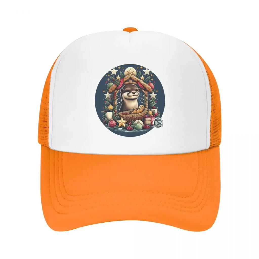 Stolzer Elternteil eines Otter-Neugeborenen Kappe Mode Netz Baseballkappen Verstellbare Mütze Hip Hop Sommer Unisex Baseballkappen Mehrfarbig