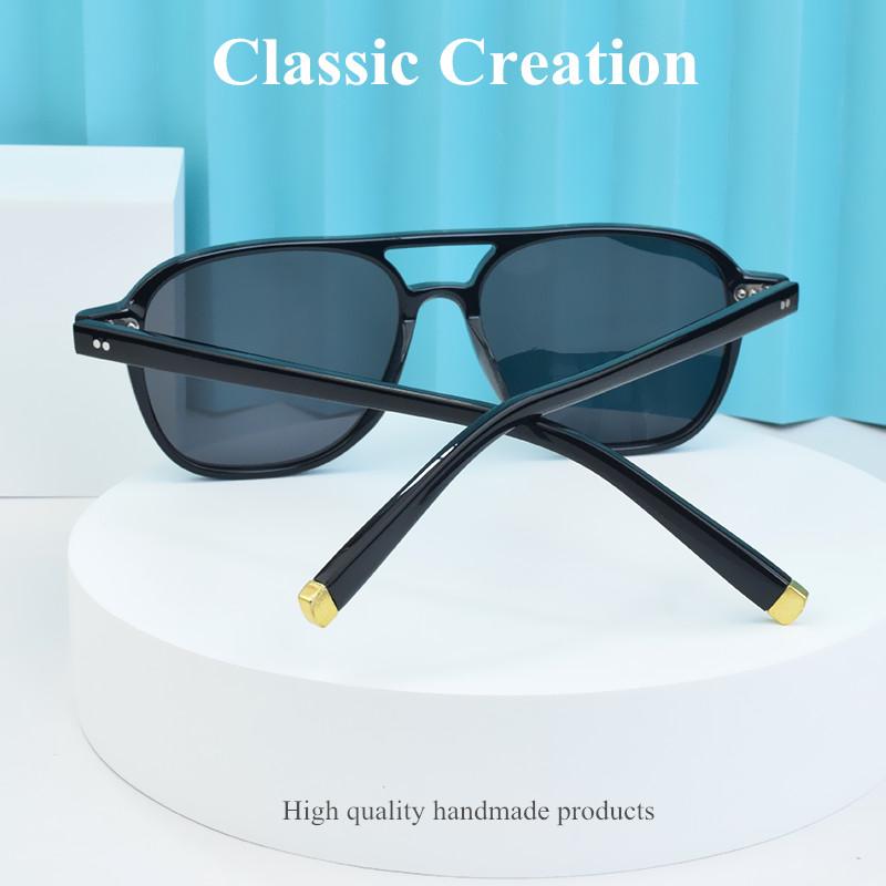 Luxury Brand Vintage Polarized Sunglasses Men Women  Retro Sunglass Driving Sun Glasses Fashion UV400 Female Acetate