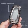 For Ford Bronco Sport Escape F150 Kuga Car Key Fob Case Cover Chain Carbon Fiber