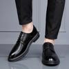 Fashion Designer Leather Increase Men's Derby Shoes Fashion Black Increase Men's Wedding Shoes Spring Autumn Business Dress Shoe Male