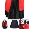 Stunning Kakegurui Jabami Yumeko School Uniform Dress Cosplay Costume For Parties