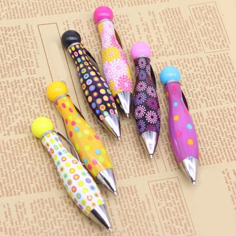 6 Pcs Big Fat Pen Smooth Writing Pen Short Fat Pen Ballpoint Pen Elegant Fat Pen Gift Pen for School Office