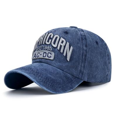 Retro Hats for Men and Women Fashionable Three-dimensional Embroidered Letter Sunshade Baseball Hat