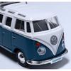 Maisto Volkswagen Samba Varebil Weekenders Diecast Modell, Blå (med campingveske)