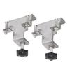 2 Pcs Cabinet Door Mounting Jig 2mm Thickness 139mm Clamping Range Stainless Steel Cabinet Door