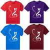 Funny Music Note Cat Lover Graphic 100 Cotton Tshirts Men Womens Fashion Casual Tshirt Loose Oversized Streetwear T Shirt