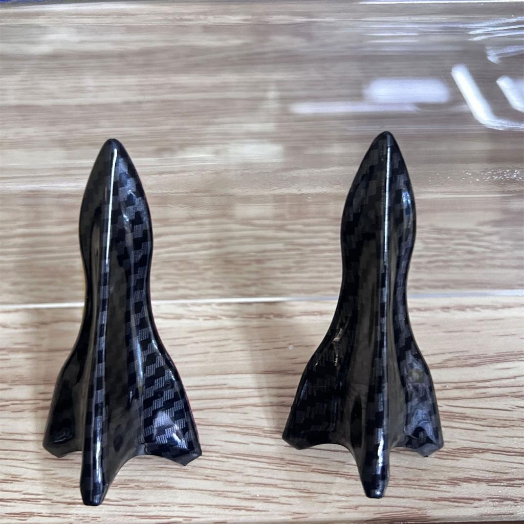 10pcs Universal Shark Fin Vortexs Generators Vehicle Aerodynamic Enhancement Upgrades for Car Roof Spoilers & Bumpers