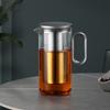 Samadoyo-Heat-resistant Glass Tea Pot, Aluminum Alloy Cup Lid, Modern Tea Pot with Filter Screen, Tea Pot, Boiling Pot Set