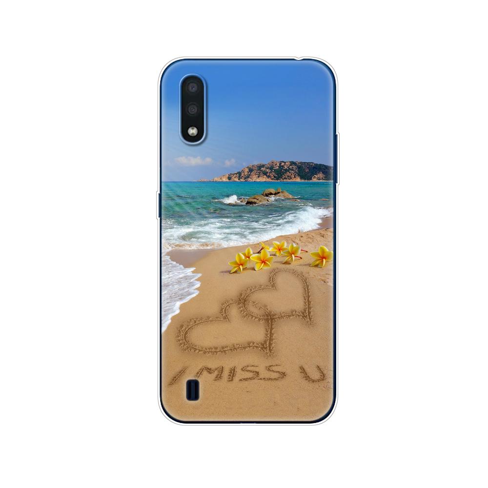 For Samsung M01 Case 5.7" Soft Silicon Tpu Cover For Samsung Galaxy M01 M 01 SM-M015FZBDSER M015 Phone Back Shell Bumper Funda