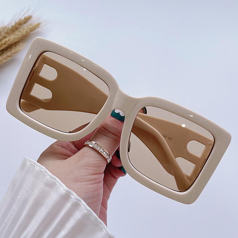 Oversized Square Vintage Sunglasses Fashion Designer Brand Cat Eye Sun Glasses for Women Stylish Oculos De Sol