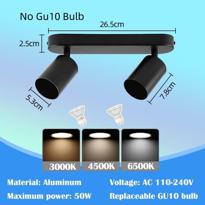 Household Minimalism LED Ceiling Lights Indoor Lighting Track Rail Lamp Replaceable Bulb Ceiling Spotlight