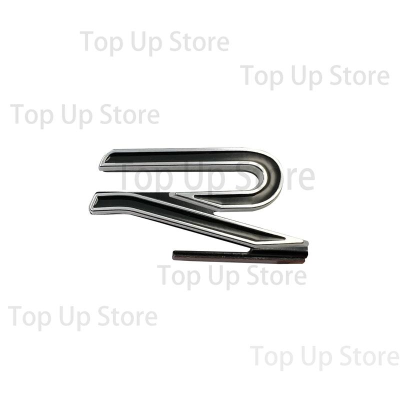 1ks 3D kovové logo R znak odznak nálepka na přední masku auta pro VW CC Rline Polo Golf MK8 Touareg Passat Magotan příslušenství