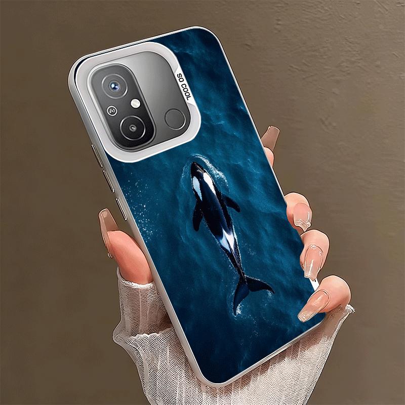 

Orca Ocean Pattern Shockproof Phone Case for Xiaomi Poco X7 X6 X5 X3 Pro F7 Ultra M8 Redmi 15C 15 14C 13C 12C 10C 13 12 10 Xiaomi Poco F7 Ultra
