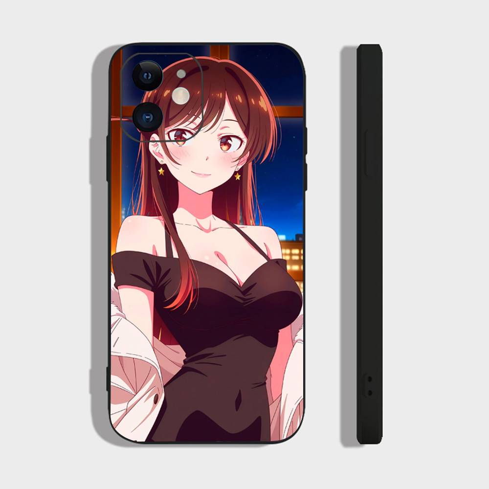 Mizuhara Chizuru Anime Rent-A-Girlfriend Phone Case For IPhone 17 Air 16 15 14 13 Pro Max 11 12 Black Silicone Cover