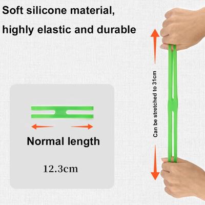 Outdoor Camping Tableware Storage Silicone Elastic Color Tie Cross Packing Storage Tools Camping Equipment Hiking Accessories