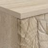 Desk in Sonoma Oak Particleboard 142.5 x 50 x 75 cm