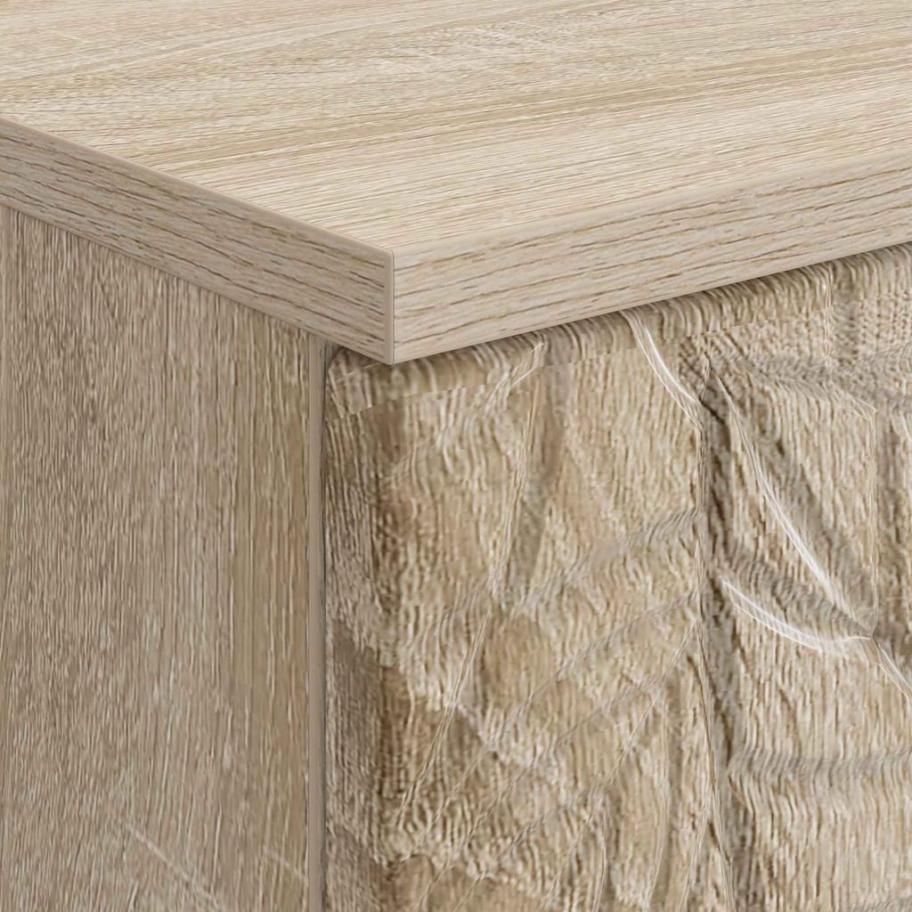 Desk in Sonoma Oak Particleboard 142.5 x 50 x 75 cm
