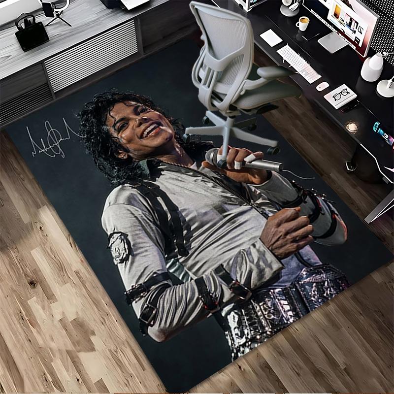 Michael Jackson Collage Living Room Nonslip Area Rug Soft Carpet For Bedroom Gameoom Playroom Sofa Office Home Decor Doormat